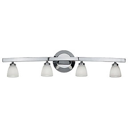 ACCESS LIGHTING Sydney, 4 Light Vanity, Chrome Finish, Opal Glass 63814-18-CH/OPL